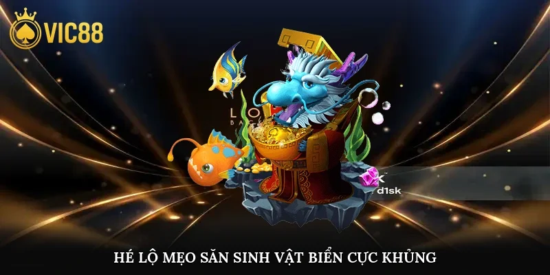Hé lộ mẹo săn sinh vật biển cực khủng