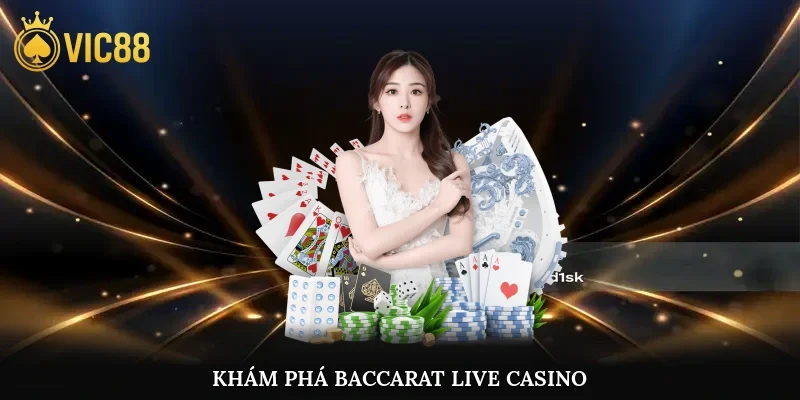 Khám phá Baccarat live casino
