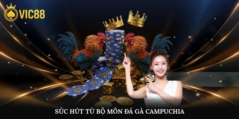 Sức hút từ bộ môn đá gà Campuchia